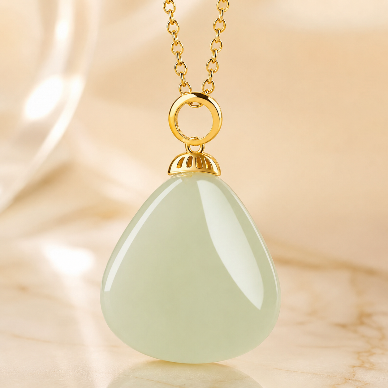 Heart-shaped necklace symbolizing love